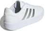 Shop (W) adidas Neo Court Platform Schuhe ''Weiß Silber Metallic'' GV8996