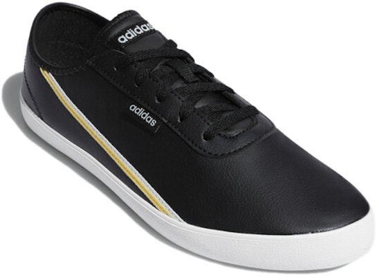 (W) adidas neo Courtflash X 'Negro Blanco Amarillo' EG4275 Lookbook (W) adidas neo Courtflash X 'Negro Blanco Amarillo' EG4275