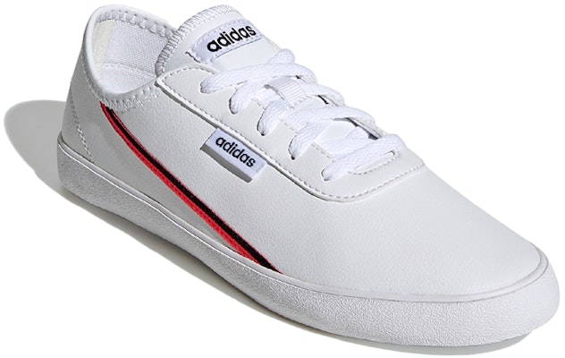 (W) adidas neo Courtflash X Putih/Merah 'Cement' EH2531 Lookbook (W) adidas neo Courtflash X Putih/Merah 'Cement' EH2531