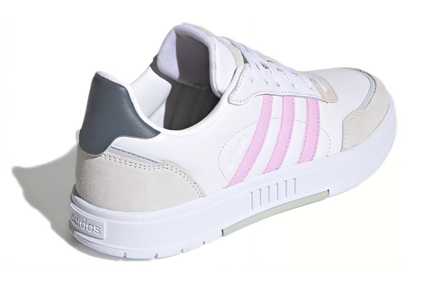 Shop (W) adidas NEO Courtmaster ''Blanc Rose Gris'' FY8659