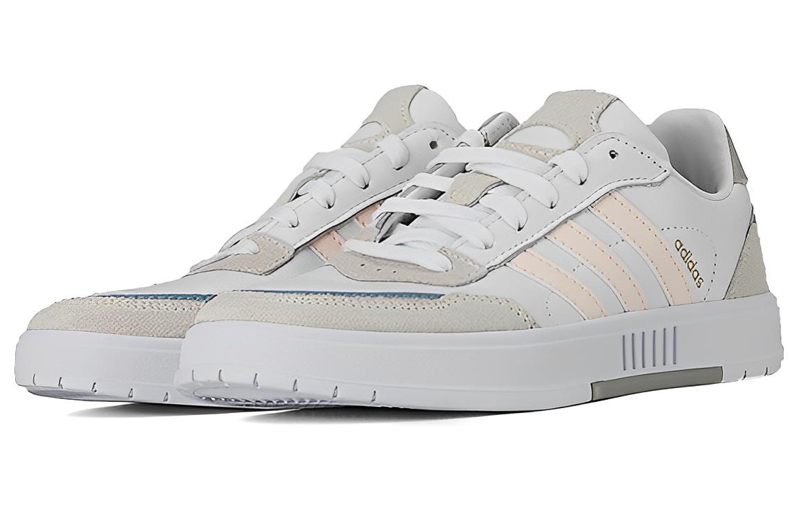 Lookbook (W) 阿迪达斯NEO Courtmaster 白/粉/蓝 FW2897