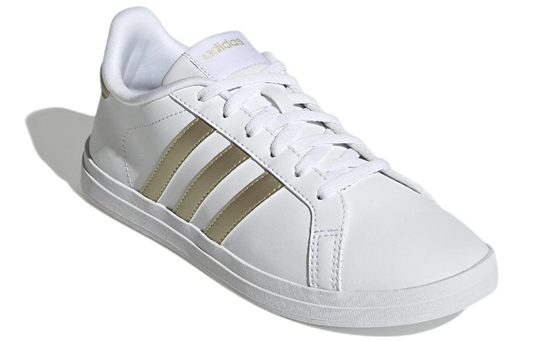 Lookbook adidas neo Courtpoint 舒適 耐磨 低筒 板鞋 女款 白金