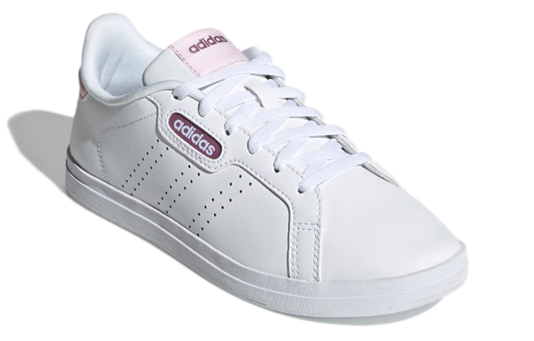 Lookbook adidas neo Courtpoint Base 低筒 運動板鞋 女版 白粉