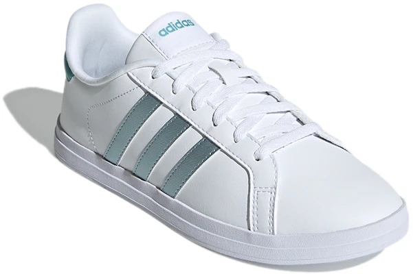 adidas neo Courtpoint 休閒 輕便透氣 低筒 板鞋 女款 白藍 Lookbook adidas neo Courtpoint 休閒 輕便透氣 低筒 板鞋 女款 白藍