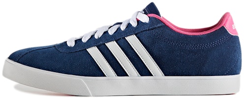 (Women) adidas neo Courtset 'Blue Pink' B74558 (Women) adidas neo Courtset 'Blue Pink' B74558