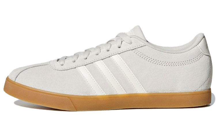 (Women) adidas neo Courtset 'Gray White Brown' F35766
