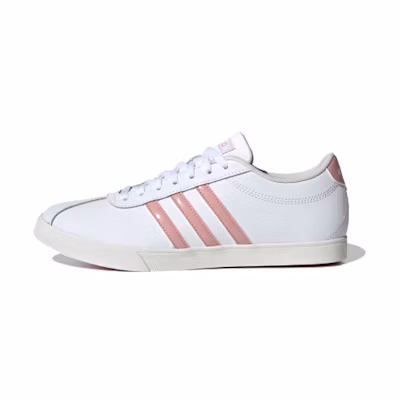 (W) adidas neo Courtset 'white/pink'