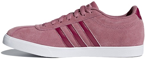 (Women) adidas neo Courtset Pink/Red B44618 (Women) adidas neo Courtset Pink/Red B44618