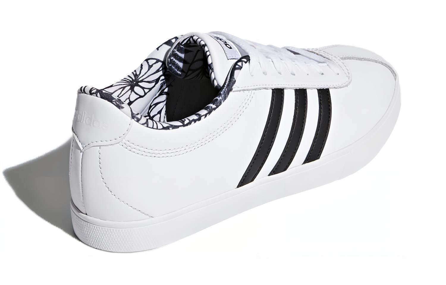 Shop (W) adidas Neo Courtset Blanc/Noir BB7322