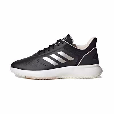 (W) adidas neo Courtsmash 'Black Silver'