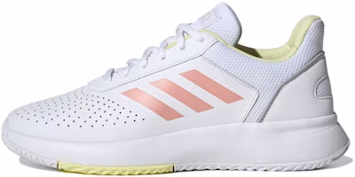 (Women) adidas neo Courtsmash 'White Pink Yellow' EG4206 (Women) adidas neo Courtsmash 'White Pink Yellow' EG4206