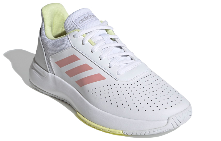 Lookbook (W) adidas Neo Courtsmash ''Weiß Rosa Gelb'' EG4206
