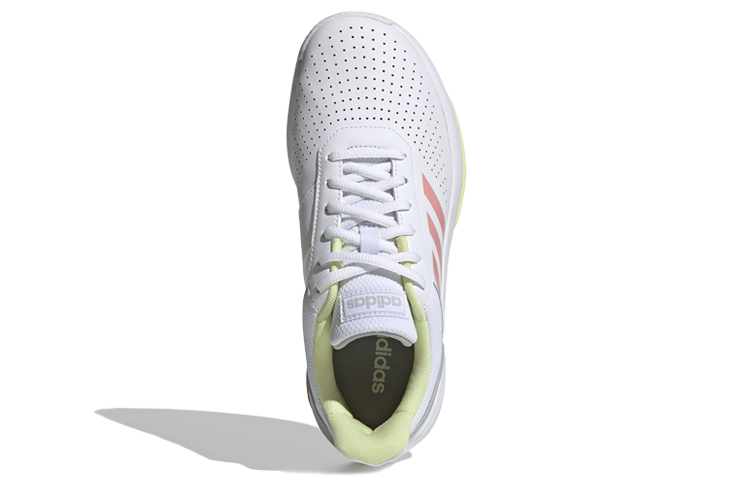Purchase (W) adidas Neo Courtsmash ''Weiß Rosa Gelb'' EG4206