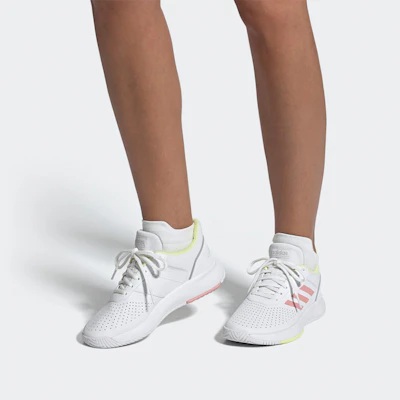 (W) adidas Neo Courtsmash ''Weiß Rosa Gelb'' EG4206 Sizing (W) adidas Neo Courtsmash ''Weiß Rosa Gelb'' EG4206