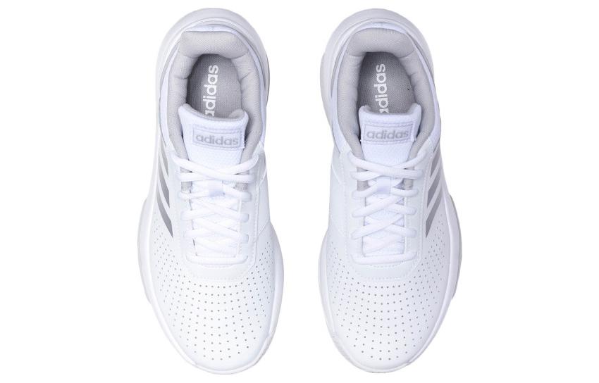 Shop (W) adidas neo Courtsmash ''Blanc Argent'' F36262