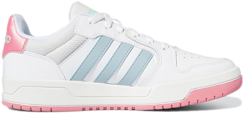 (W) adidas neo Entrap Cómodas Zapatillas Resistentes Skate 'Blanco Rosa Azul' GZ6807 Order (W) adidas neo Entrap Cómodas Zapatillas Resistentes Skate 'Blanco Rosa Azul' GZ6807