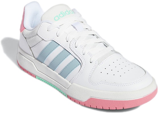 (W) adidas neo Entrap Cómodas Zapatillas Resistentes Skate 'Blanco Rosa Azul' GZ6807 Lookbook (W) adidas neo Entrap Cómodas Zapatillas Resistentes Skate 'Blanco Rosa Azul' GZ6807