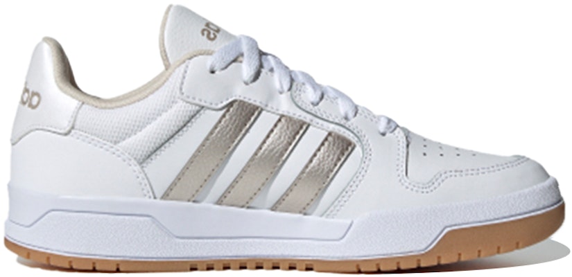(Women) adidas neo Entrap For White/Golden FY5296 Order (Women) adidas neo Entrap For White/Golden FY5296
