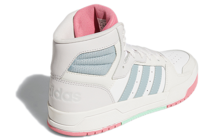 (W) adidas neo Entrap Mid 'White Blue Pink' 圖 4