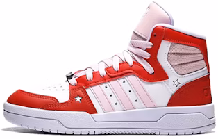 (Women) adidas neo Entrap Mid Shoes White/Red/Pink H01544 (Women) adidas neo Entrap Mid Shoes White/Red/Pink H01544