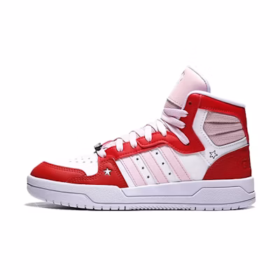 (W) adidas neo Entrap Mid Shoes White/Red/Pink