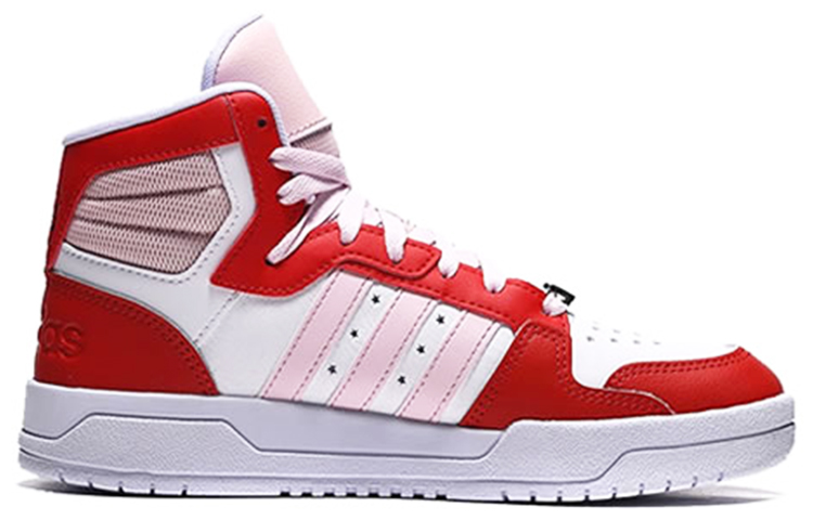 Order (W) 阿迪达斯NEO Entrap中帮白红粉鞋 H01544