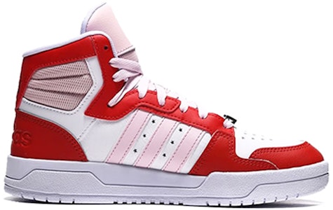 (W) アディダス ネオ エントラップ ミッド (白/赤/ピンク) H01544 Order (W) アディダス ネオ エントラップ ミッド (白/赤/ピンク) H01544