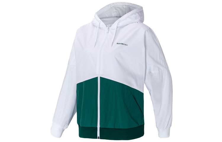 Lookbook (W) adidas Neo Fav WB 1 連帽外套 森林綠 休閒運動風格 GQ3282