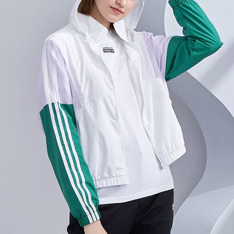 Details for (W) adidas Neo Fav WB 1 連帽外套 森林綠 休閒運動風格 GQ3282