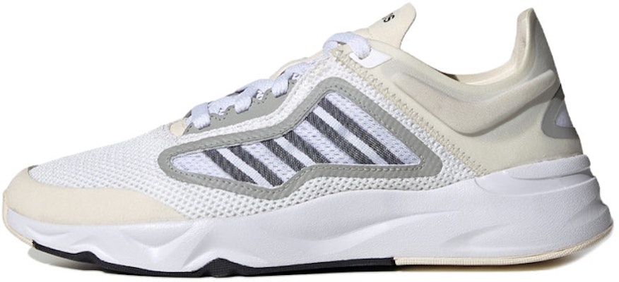 (W) アディダス ネオフューチャーフローCC クリーム白黒灰 FW7188 Buy (W) アディダス ネオフューチャーフローCC クリーム白黒灰 FW7188