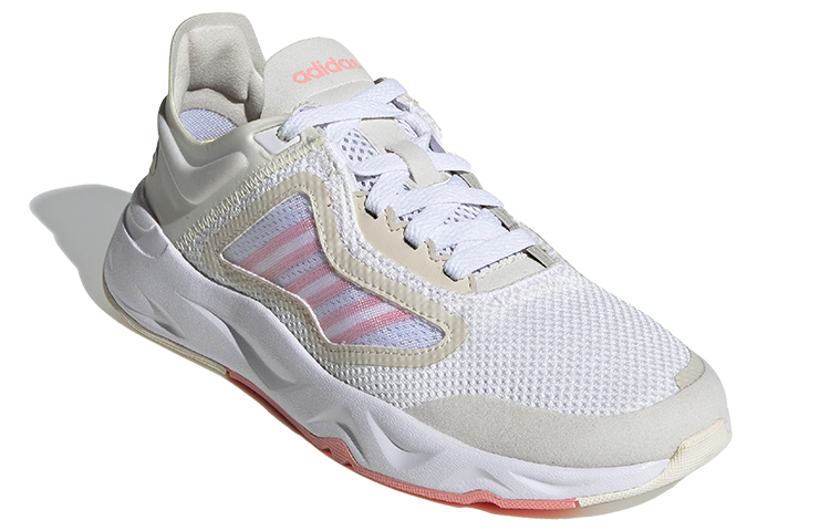 Lookbook (W) アディダス ネオフューチャーフローCC 白ピンク FW7198