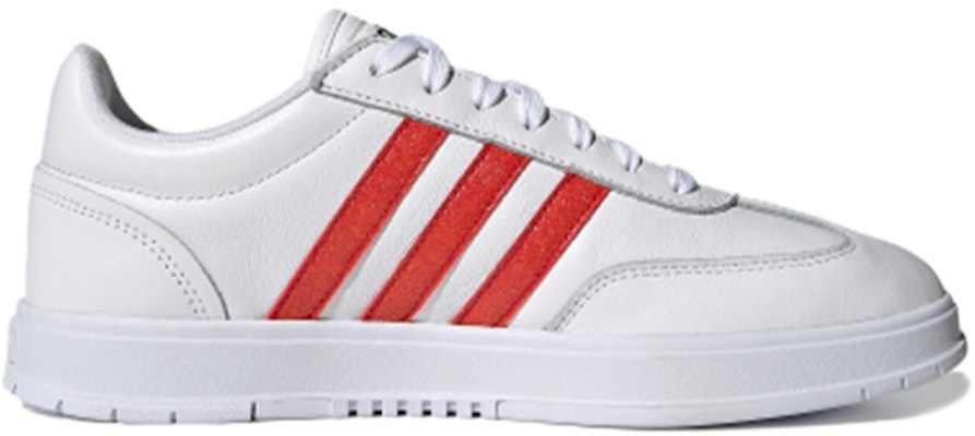 adidas neo Gradas 耐磨防滑 低筒 板鞋 女款 白紅 Order adidas neo Gradas 耐磨防滑 低筒 板鞋 女款 白紅