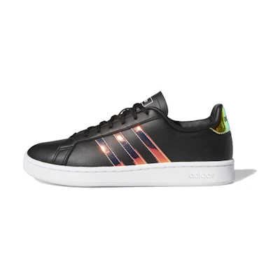 (W) adidas neo Grand Court 'Black Dash Green'