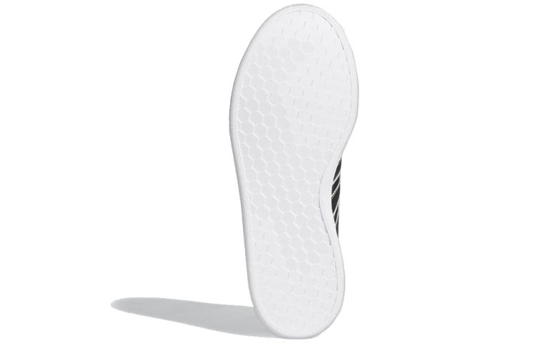 (W) adidas neo Grand Court 'Black Dash Green' 圖 5