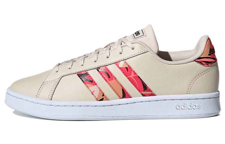 (W) adidas neo Grand Court 'Pink White Red'
