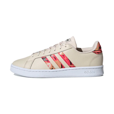 (W) adidas neo Grand Court 'Pink White Red'