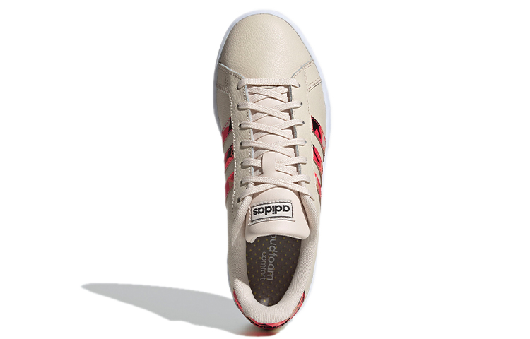 (W) adidas neo Grand Court 'Pink White Red' 圖 5