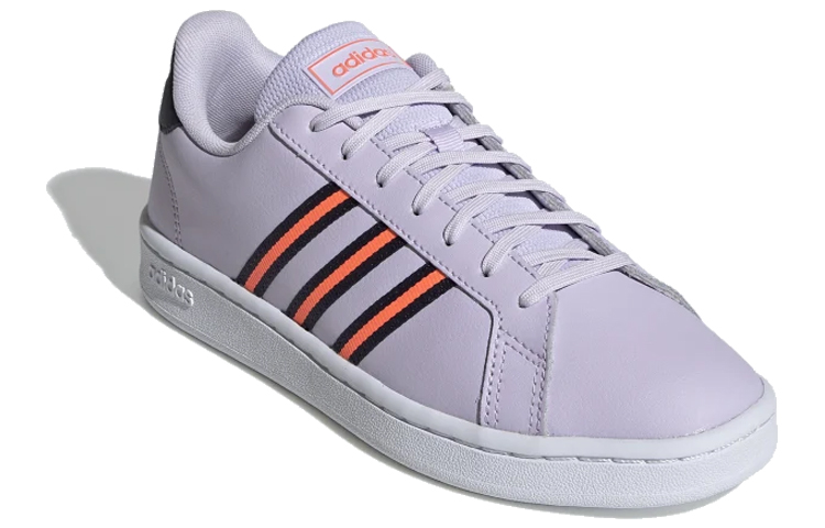 (W) adidas neo Grand Court 'Purple Orange' 圖 2