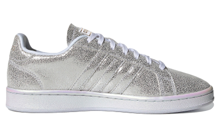 (W) adidas neo Grand Court 'Silver White' 圖 2