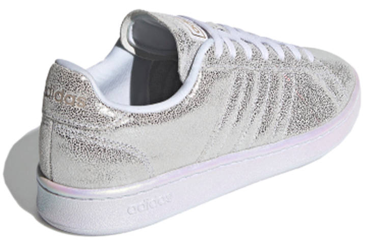 (W) adidas neo Grand Court 'Silver White' 圖 3