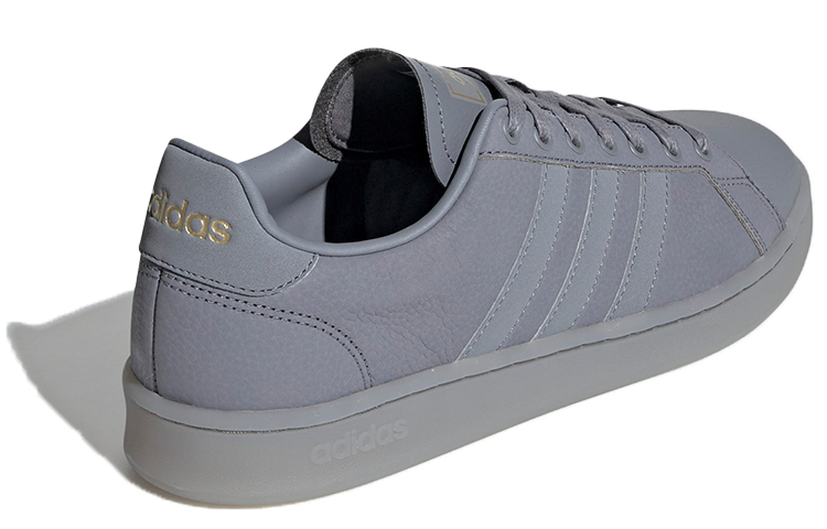 (W) adidas neo Grand Court 'Triple Grey' 圖 4