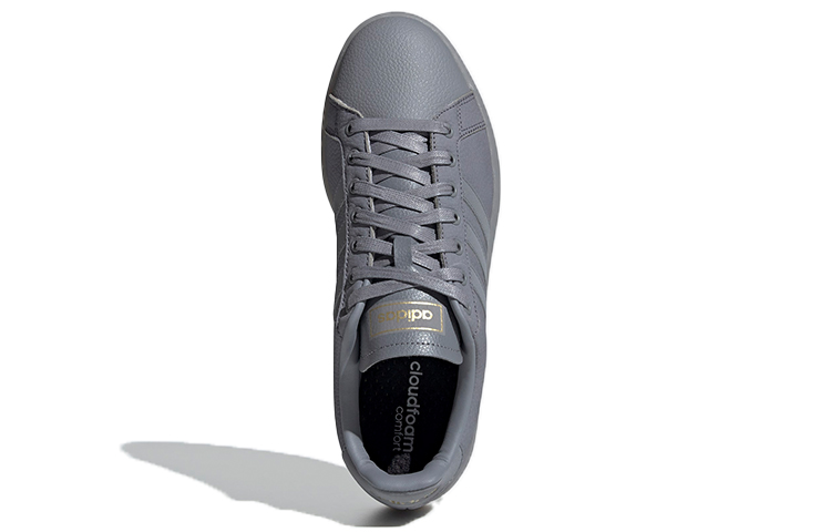 (W) adidas neo Grand Court 'Triple Grey' 圖 5