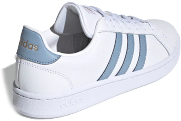 adidas neo GRAND COURT 低筒 板鞋 女款 白藍灰 Shop adidas neo GRAND COURT 低筒 板鞋 女款 白藍灰