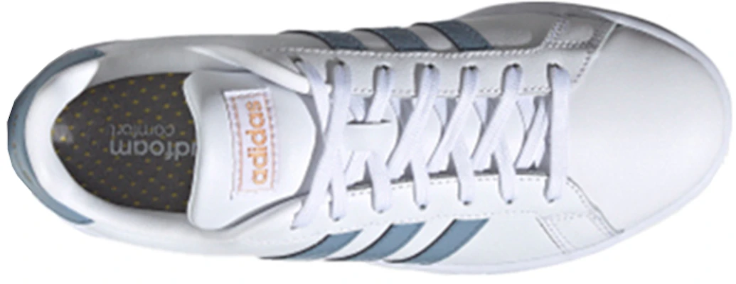 adidas neo GRAND COURT 低筒 板鞋 女款 白藍灰 Purchase adidas neo GRAND COURT 低筒 板鞋 女款 白藍灰