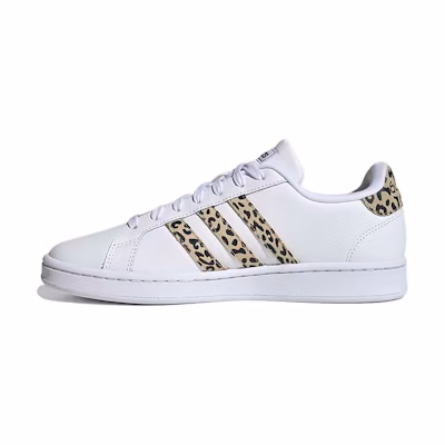 (W) adidas neo Grand Court 'White Brown Black'