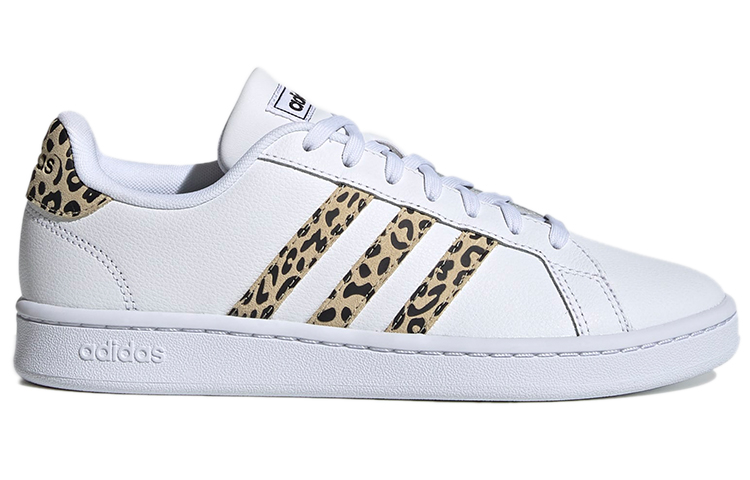 (W) adidas neo Grand Court 'White Brown Black' 圖 2