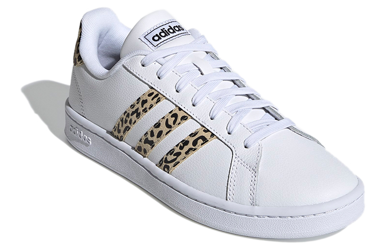 (W) adidas neo Grand Court 'White Brown Black' 圖 3
