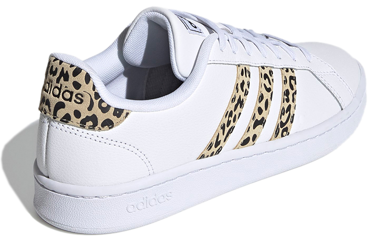 (W) adidas neo Grand Court 'White Brown Black' 圖 4