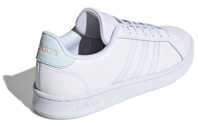 (W) adidas neo Grand Court 'White Light Blue' 圖 4