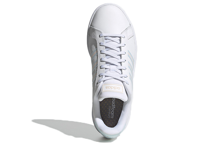 (W) adidas neo Grand Court 'White Light Blue' 圖 5